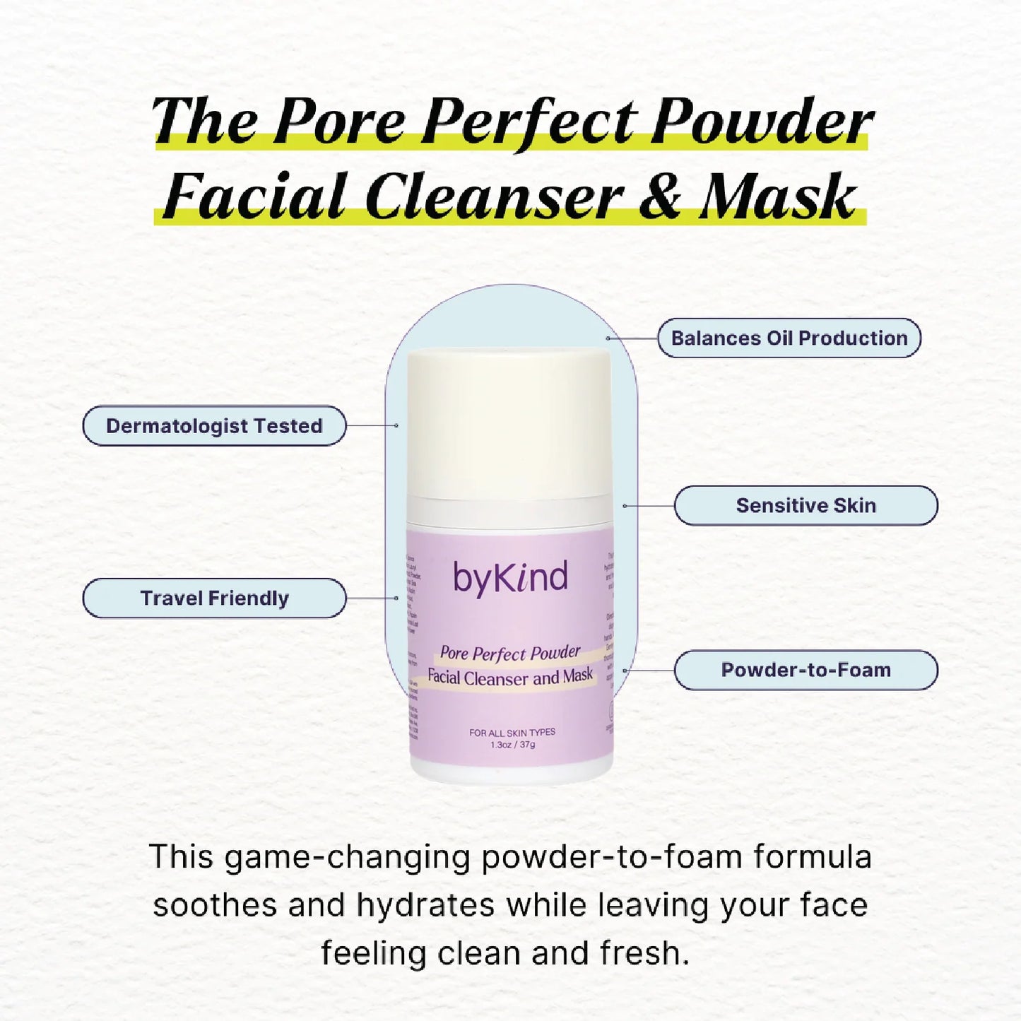 PORE PERFECT POWDER FACIAL CLEANSER and MASK