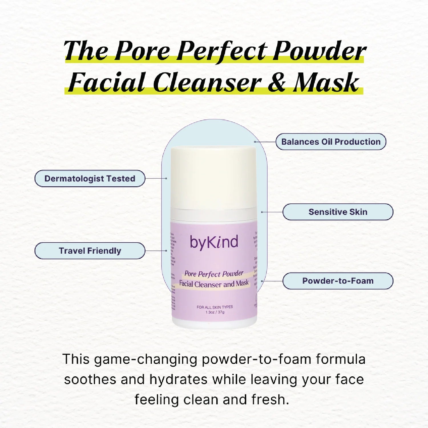 PORE PERFECT POWDER FACIAL CLEANSER and MASK