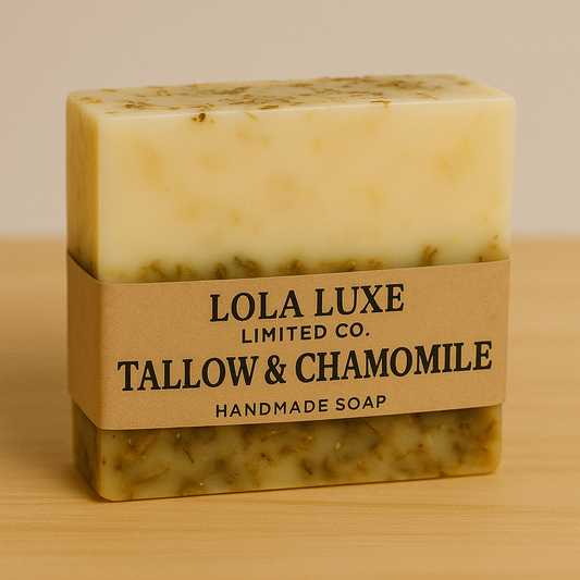 ✨ Tallow & Chamomile Bliss Handmade Soap