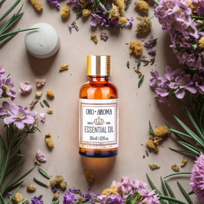 Oroaroma Natural Helichrysum Essential Oil Anti-Aging Relieve Helichrysum Oil