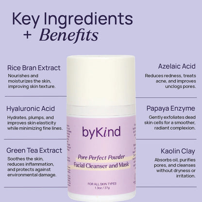 PORE PERFECT POWDER FACIAL CLEANSER and MASK