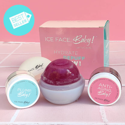 Anti-Aging Kit! – Hibiscus & Collagen Blends for Face Icing (4-Month Supply)