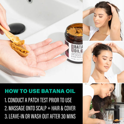 100% Unrefined Batana Oil 4 Oz