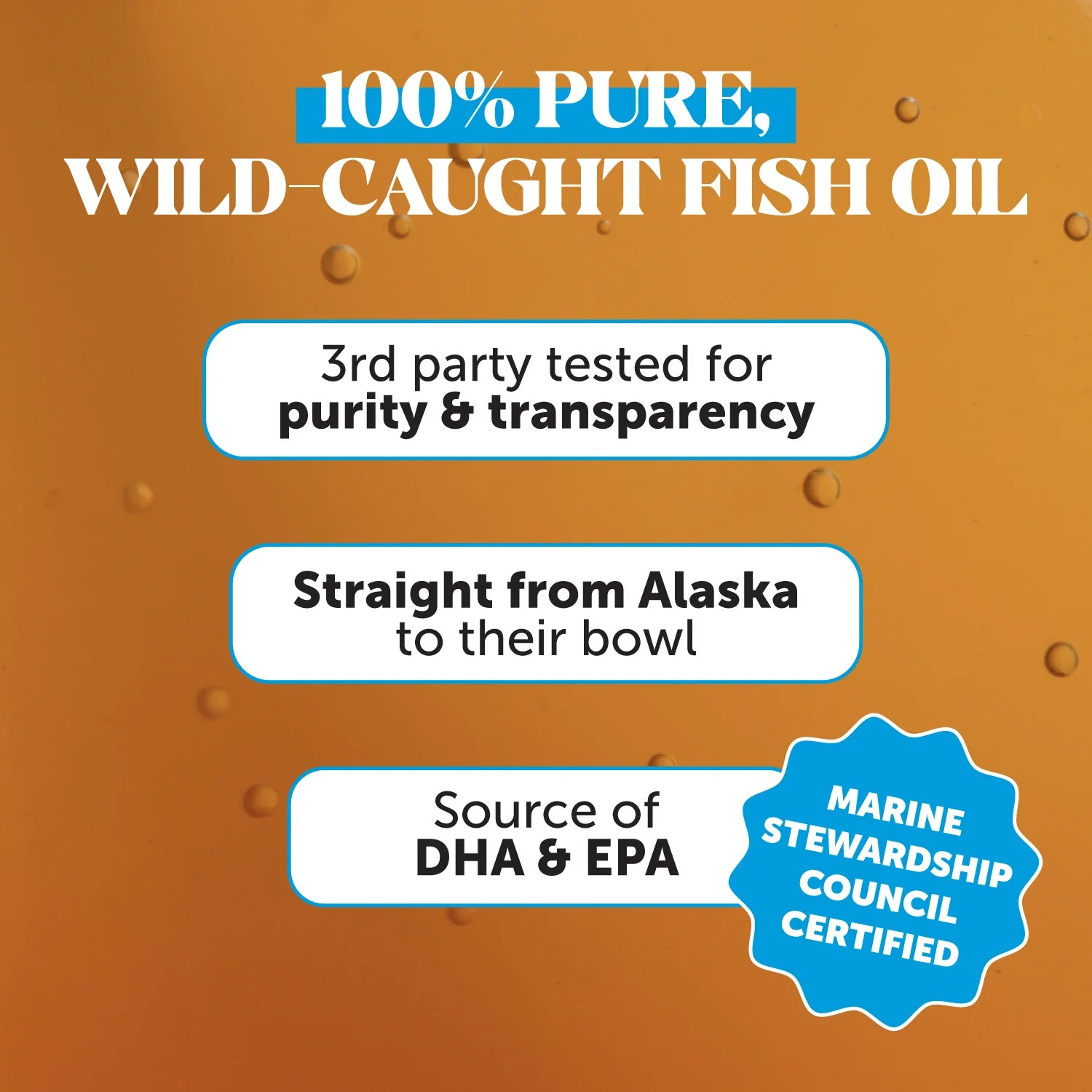 Omega-3 Fish Oil for Dogs and Cats (32 Ounce)